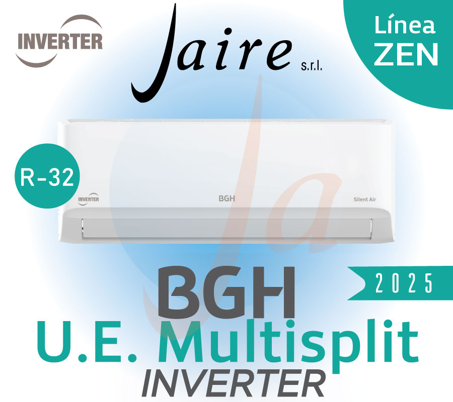 EVAP. MULTISPLIT BGH 3.000 FRIG/HR LINEA ZEN