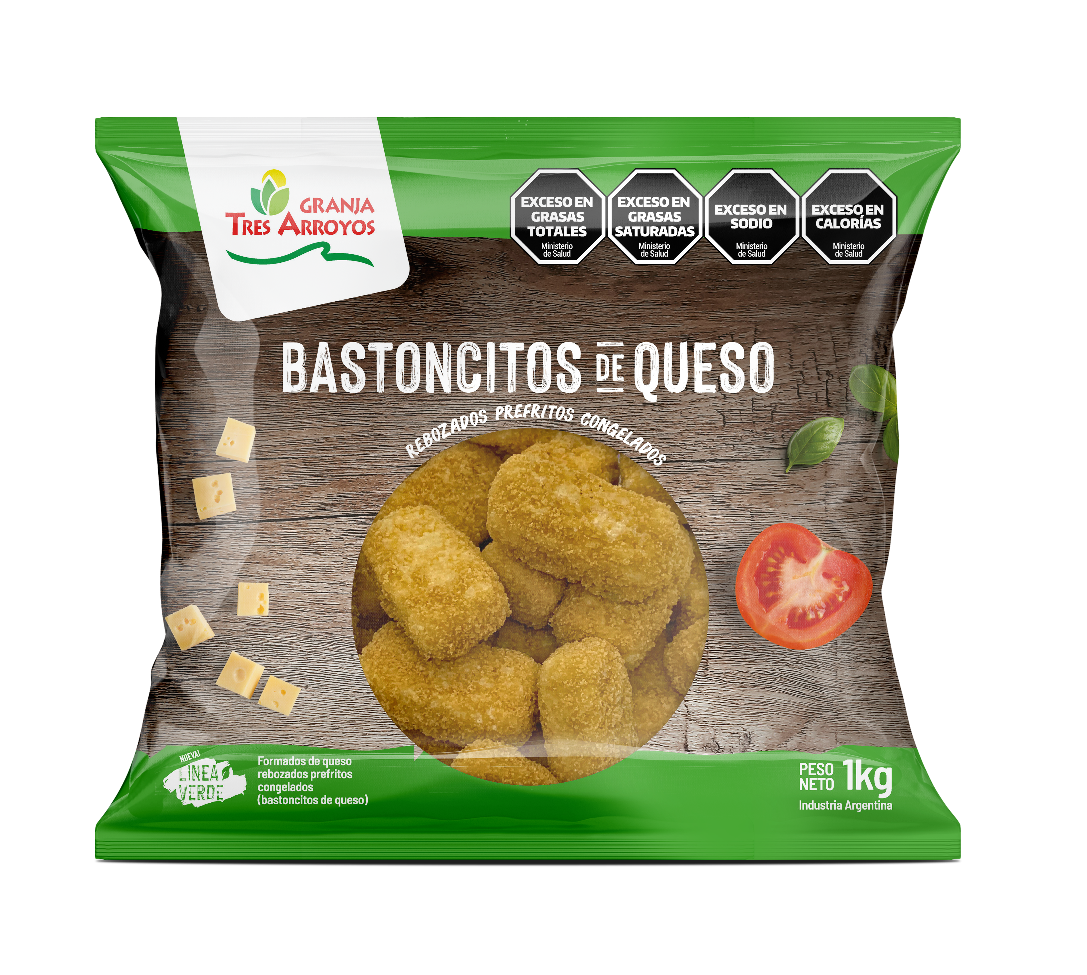 Bastón de Queso Rebozado GRANJA TRES ARROYOS 1000g