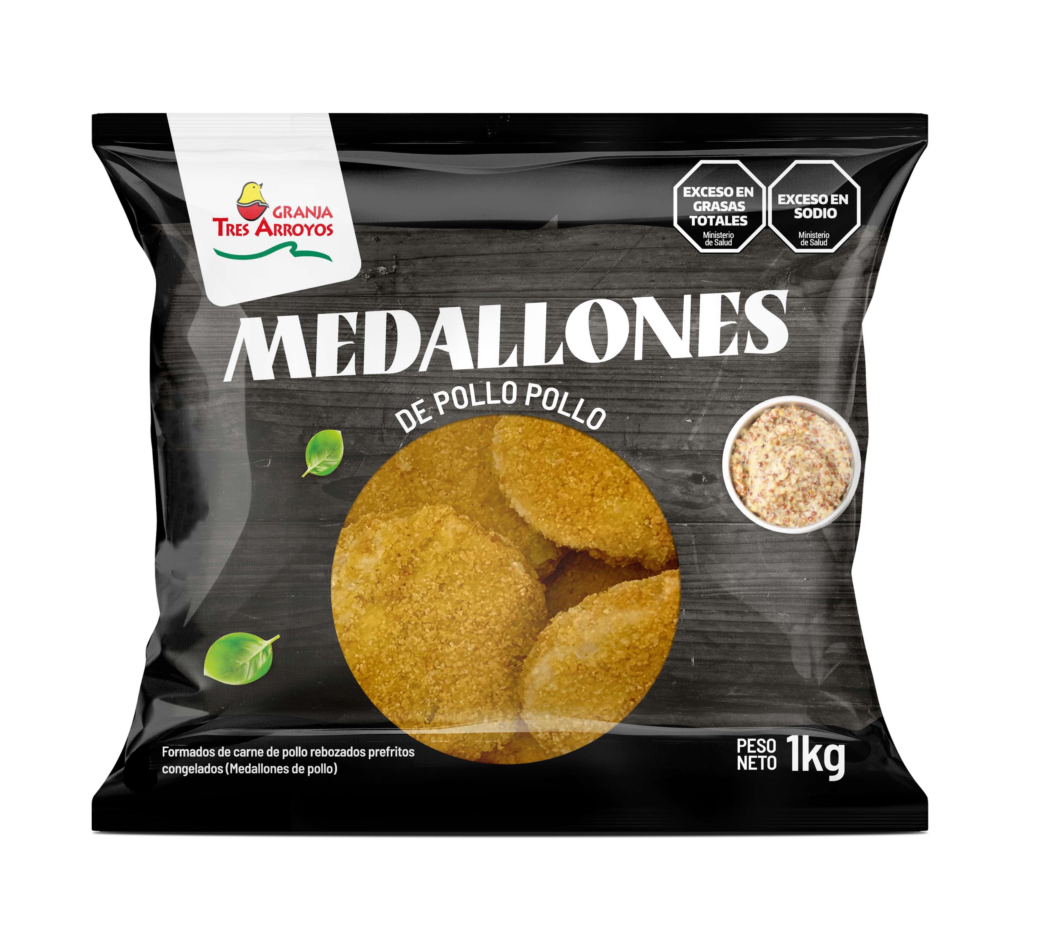 Medallones de Pollo GRANJA TRES ARROYOS 1000g