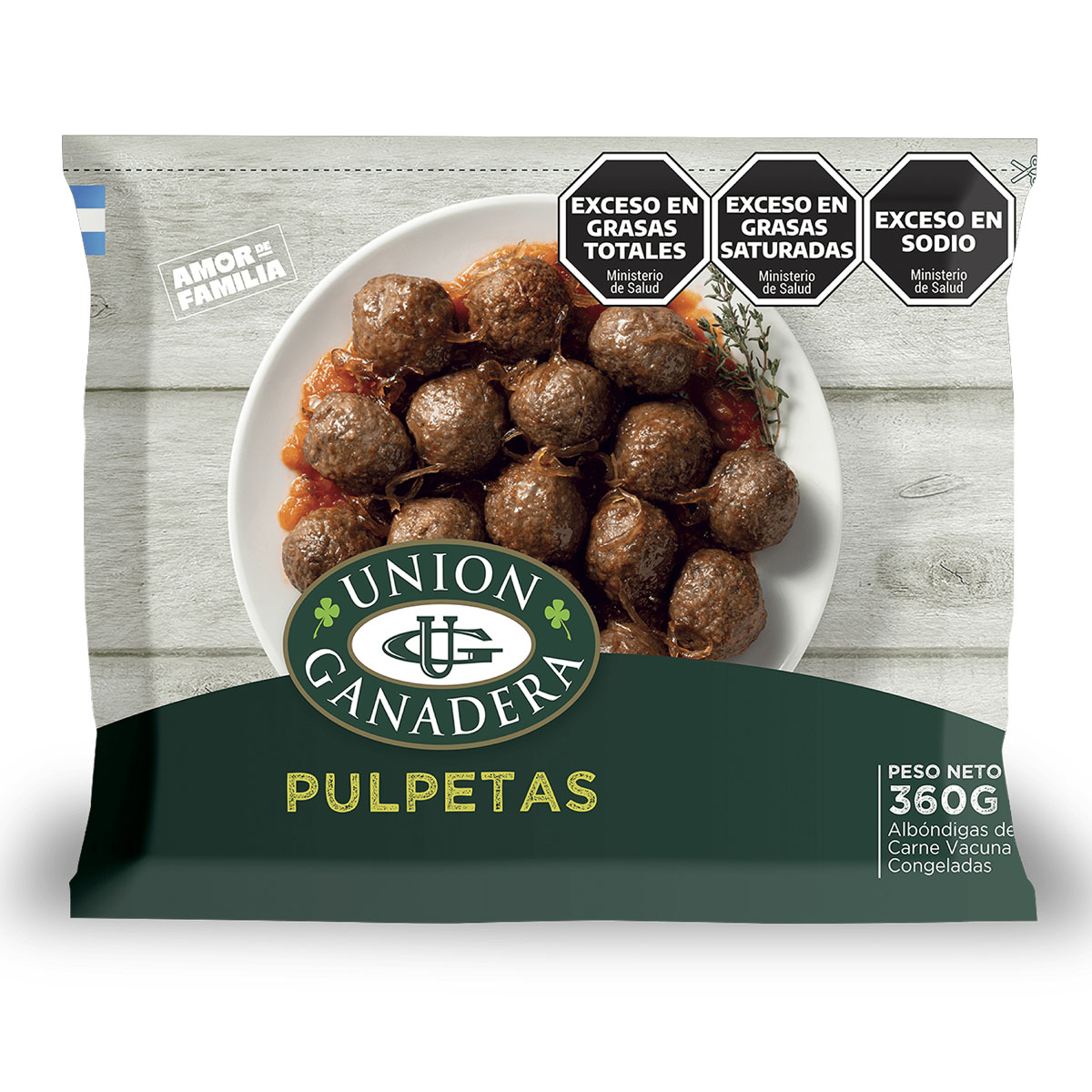 Pulpetas UNION GANADERA 360 gramos