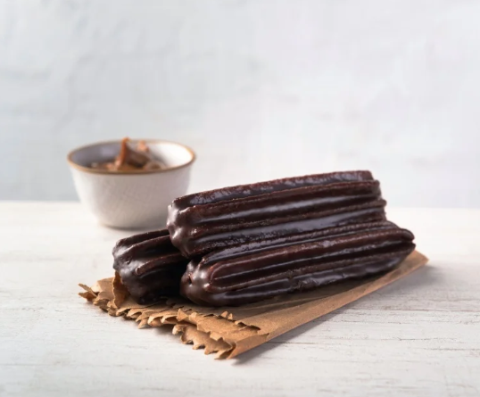 Churros Bañados Chocolate Rellenos Dulce de Leche EL SOL DE GALICIA 12 unidades