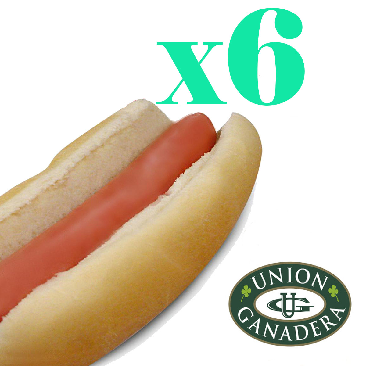 6 Superpanchos UNIÓN GANADERA + Pan