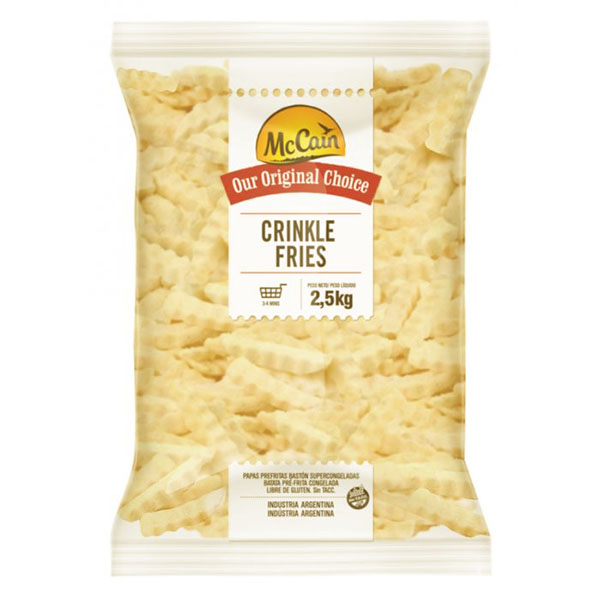 Papas Crinkle MCCAIN de 2500g