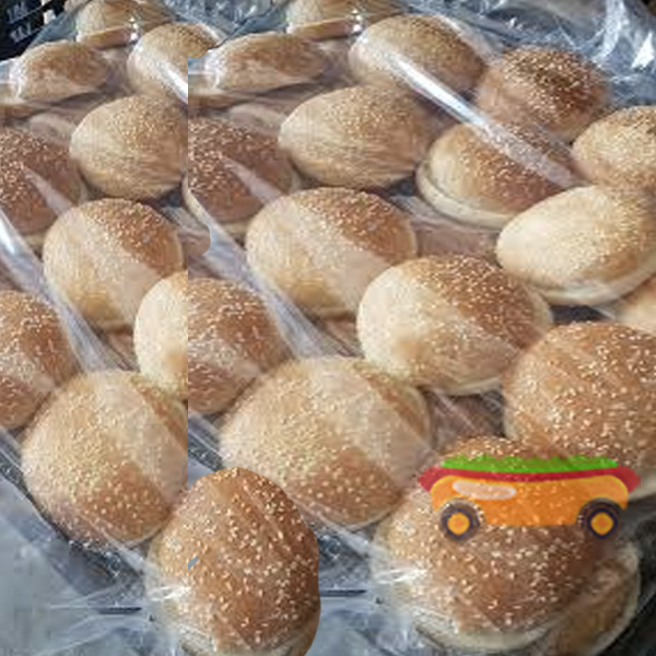 Pan para Hamburguesa Grande y Gigante de 110 y 140 gramos FARGO con Sésamo de 20 unidades