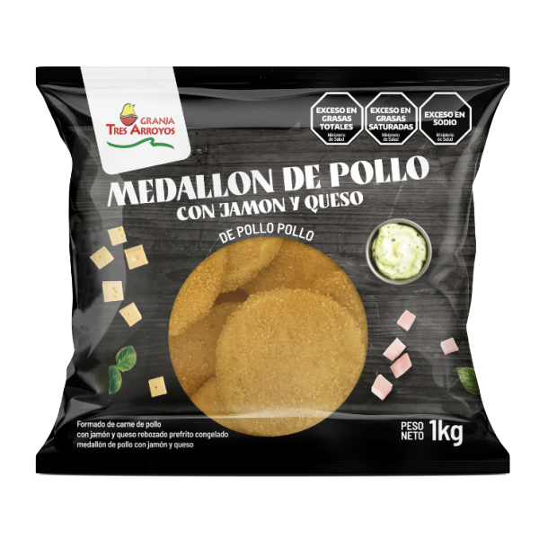 Medallones de Pollo, J&Q GRANJA TRES ARROYOS 1000g