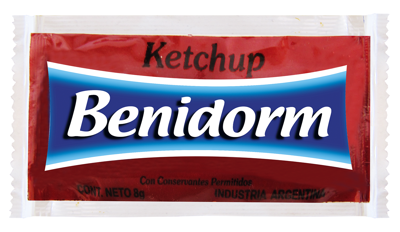 Ketchup en Sobres Individuales BENIDORM de 192 unidesdes 8 gramos