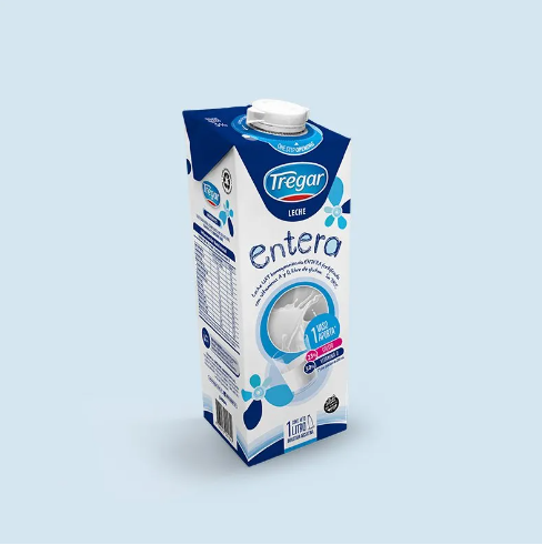 Leche Entera Larga Vida 1 Litro TREGAR