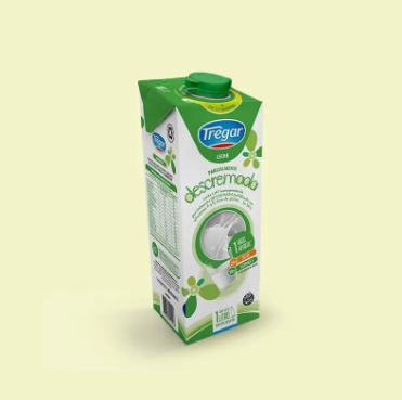 Leche Descremada Larga Vida 1 Litro TREGAR