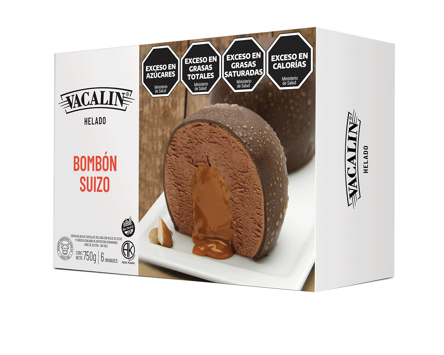 Bombon Suizo VACALIN 12 unidades SIN TACC