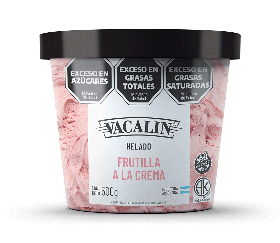 POTE 500 GR FRUTILLA A LA CREMA VACALIN