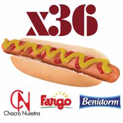 36 Superpanchos CHACRA NUESTRA + FARGO + Aderezo