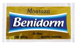 Mostaza en Sobres Individuales BENIDORM de 192 unidesdes 8 gramos