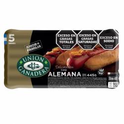 5 Salchichas Alemanas UNION GANADERA  445g