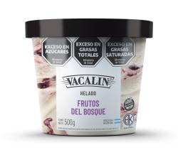 Helado VACALIN 500g Frutos del Bosque SIN TACC