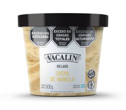 Helado VACALIN 500g Crema de Vainilla SIN TACC