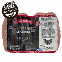 4 Chorizos Parrilleros Puro Cerdo CATTER MEAT  sin TACC de 400g