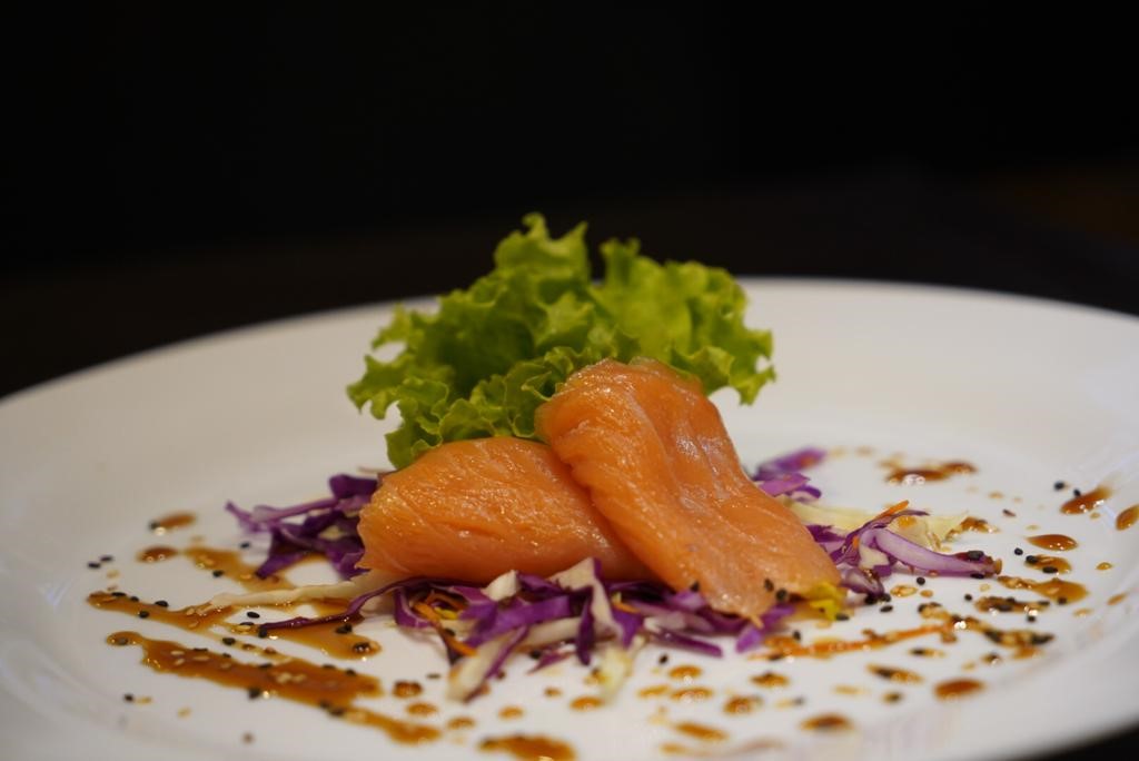 Sashimis - salmón ahumado x5