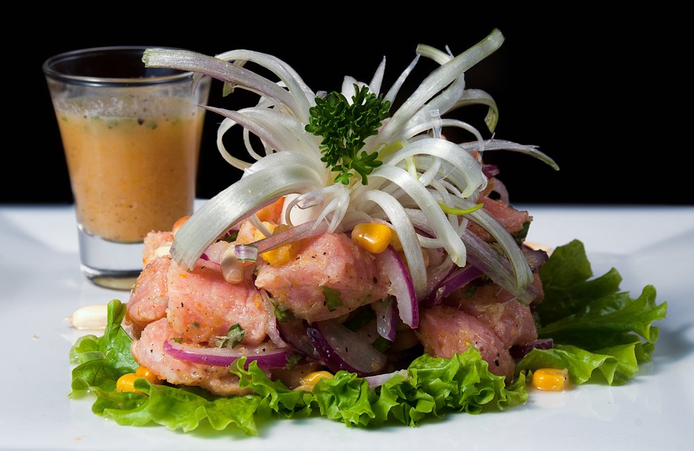 Ceviche - sake rosado
