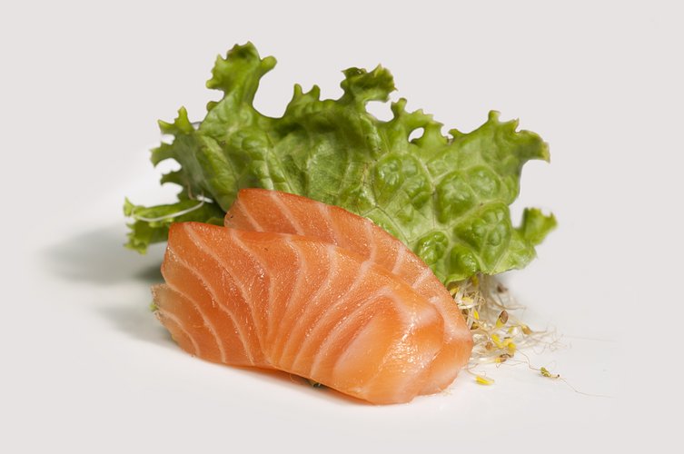 Sashimis - salmón rosado x10